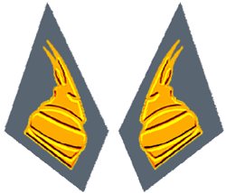 петлицы офицеров сухопутных войск Албании