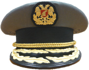 повседневная генеральская фуражка сухопутных войск Албании