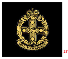 Нашивки частей и подразделений армии Австралии