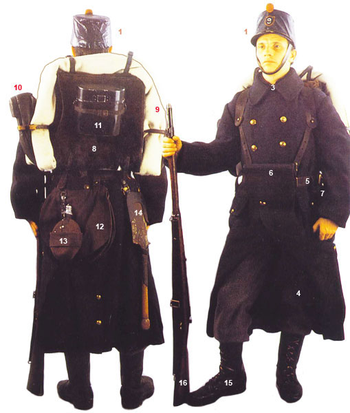 Униформа бельгийской пехоты 1914-1918 годов