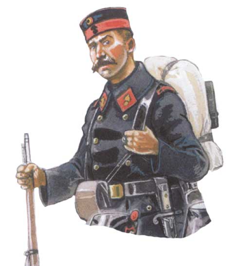 Униформа бельгийской пехоты 1914-1918 годов