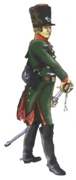 Униформа  армии Чили 1810-1823 годов