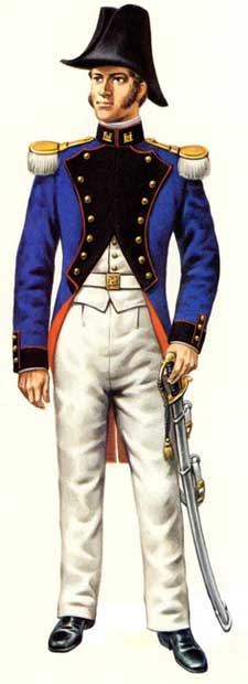 Униформа  армии Чили 1810-1823 годов