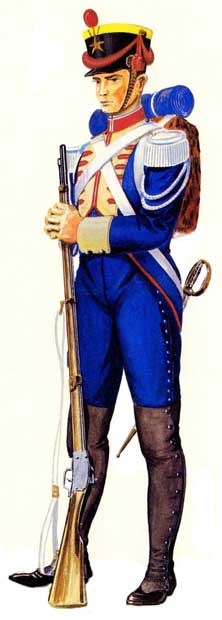 Униформа  армии Чили 1810-1823 годов