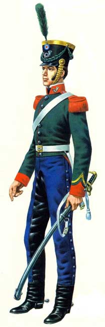 Униформа  армии Чили 1810-1823 годов