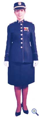 Парадная униформа женщин-военнослужащих колумбийской армии №2 для холодной погоды