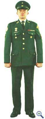 Единая повседневная униформа унтер-офицеров колумбийской армии №3 для холодной погоды