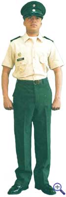 Единая повседневная униформа унтер-офицеров колумбийской армии №3А для теплой погоды