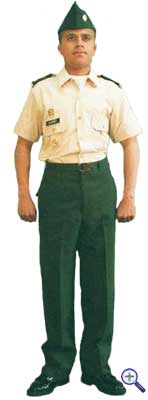 Единая повседневная униформа унтер-офицеров колумбийской армии №3А для теплой погоды