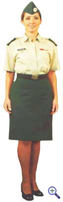 Единая униформа унтер-офицеров - женщин армии Колумбии №3А для теплой погоды