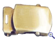 пряжка к черному поясному ремню армии Колумбии