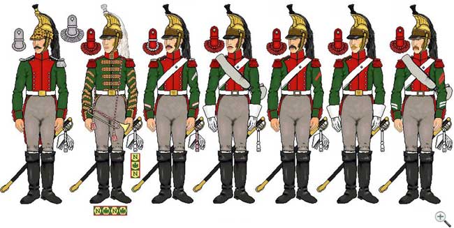 Униформа драгун Наполеона