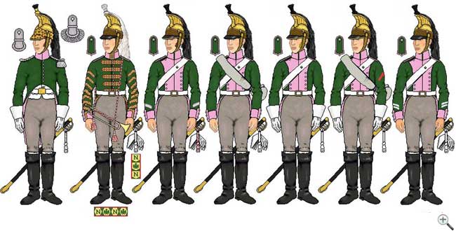 Униформа драгун Наполеона