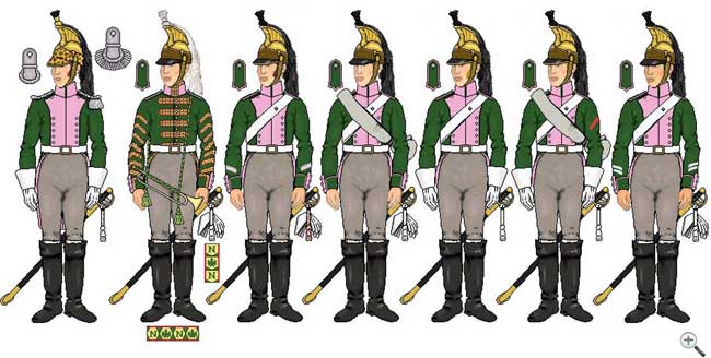 Униформа драгун Наполеона