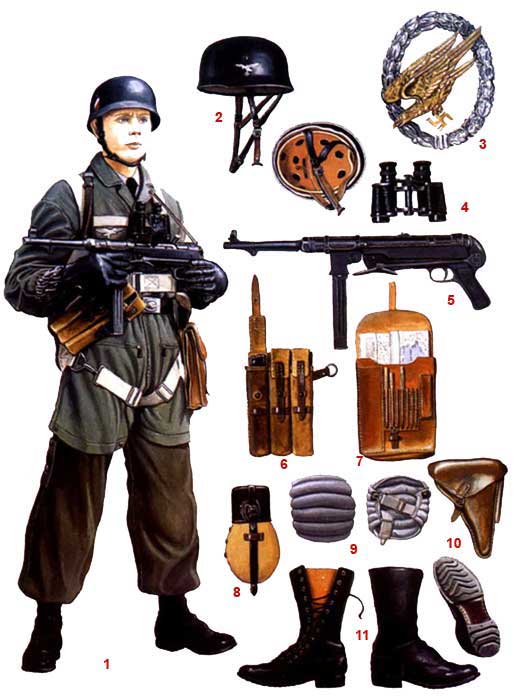 парашютисты Германии 1935-45 гг.