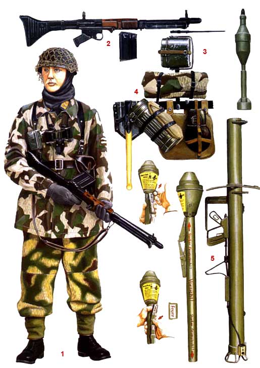 германский парашютист 