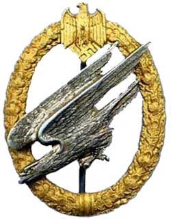 нагрудный знак парашютиста