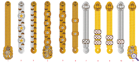 Гусарские наплечные шнуры