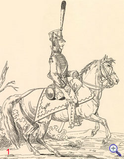 Униформа гусарского унтер-офицера 1812 года