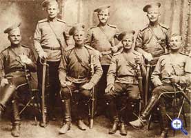 Группа унтер-офицеров и гусар 15-го Украинского гусарского полка, 1910-1914 гг.