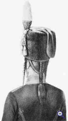 Гусарская шапка, 1797-1801 годы.