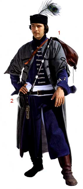 Униформа волынщика венгерской армии XVII века