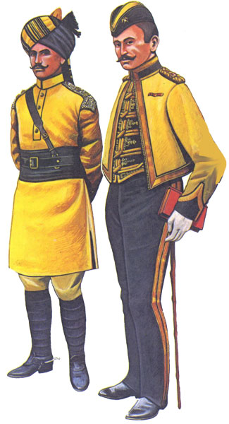 Униформа армии Индии 1837-1914 годов