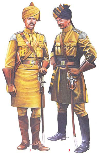 Униформа армии Индии 1837-1914 годов