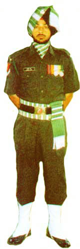 Полковая униформа Пенджабского полка (Punjab Regiment)