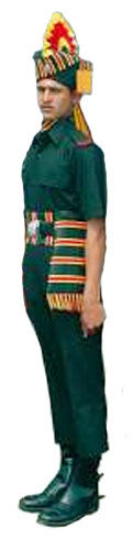 Полковая униформа Стрелков Джаммы и Кашмира (Jammu and Kashmir Rifles).