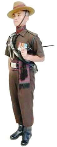 Полковая униформа 11-го полка гуркхских стрелков (11 Gorkha Rifles).