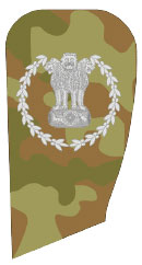 Полевые погоны, знаки различия и нашивки сухопутных войск Индии