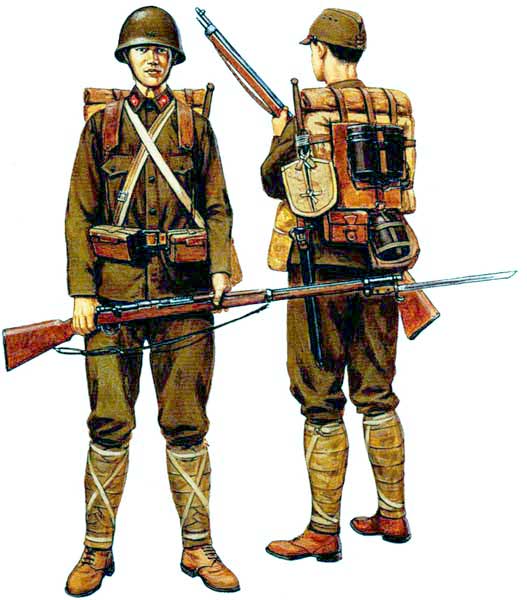 униформа японского пехотинца 1937-45 годов