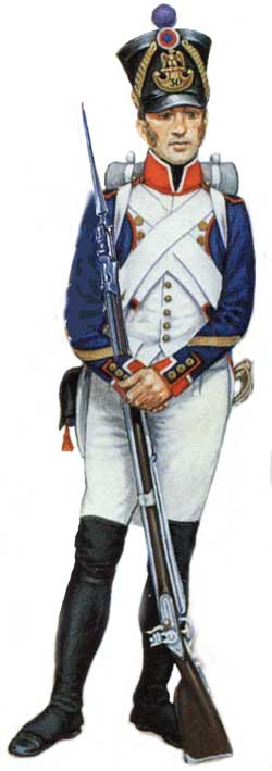 униформа наполеоновской линейной пехоты