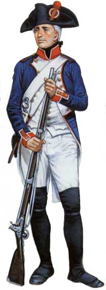 французский фузилер 1800 года