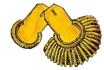 Эполеты шефа батальона наполеоновской армии