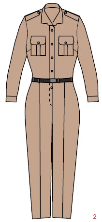 женский вариант униформы  генералов, офицеров и кадетов военно-учебных заведений