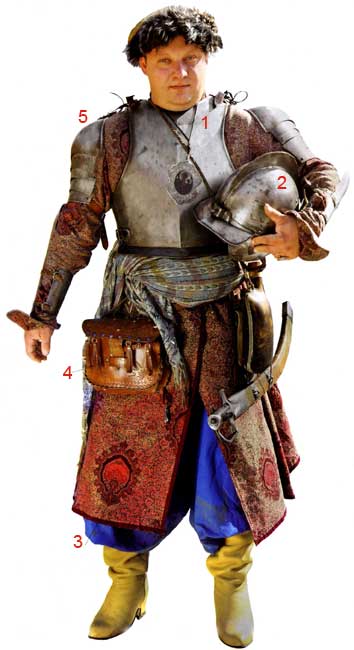 Униформа польского гусара XVII века