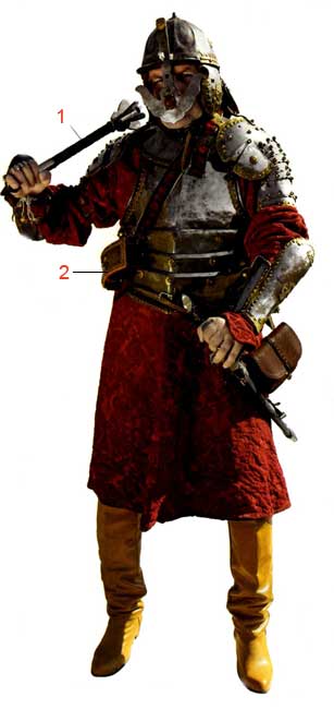 Униформа польского гусара, XVII век