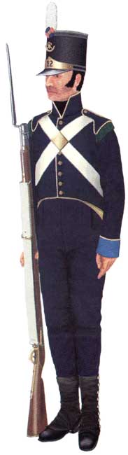 униформа линейной пехоты 1806-1814 годов