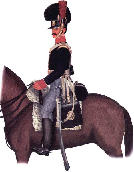 униформа португальской кавалерии 1806-1814 года