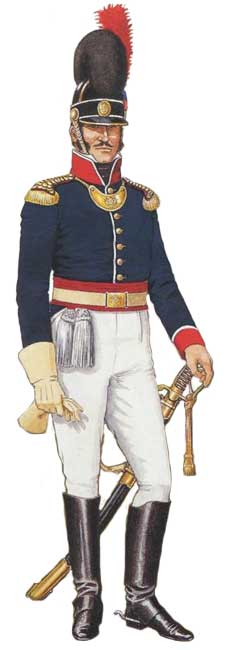 униформа португальской кавалерии 1806-1814 года