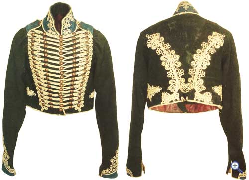 Доломан егеря-добровольца Эльбского Национального гусарского полка (Elb-National- Husaren-Regiment), 1813- 1815 - Dolman Freiwillige Ranger Elbe Nationale Hussars (Elb-Husaren-Regiment National-), 1813- 1815