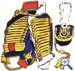 Униформа гусара 2-го Бранденбургского гусарского полка, 1808-1814 годов