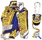 Униформа офицера Померанского гусарского полка, 1810-1814 годов