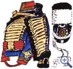 Униформа унтер-офицера Образцового (Гвардейского) гусарского эскадрона, 1808-1814 годов