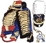 Униформа гусара Образцового (Гвардейского) гусарского эскадрона, 1808-1814 годов