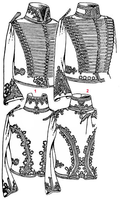 доломан прусского гусарского офицера - dolman preußischen Husarenoffizier