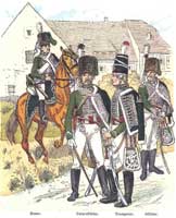 Гусары полка фон Кзеттритца (von Czettritz), 1792 год