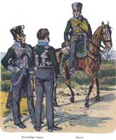 Эльбский национальный гусарский полк, 1813-1815 годы